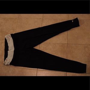 2/$20 PINK cropped yoga leggings size M